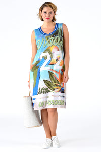 Dress sleeveless paradise 22 - multi - #1