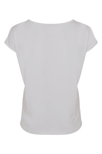Shirt sleeveless blue painted - white - #3