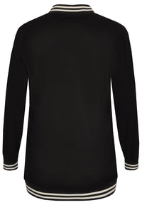 Jacket baseball application - black - #3