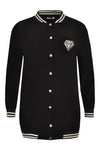 Jacket baseball application - black - #4