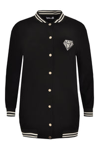 Jacket baseball application - black - #4