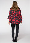 Kimono square sleeve HORSES - black - #3