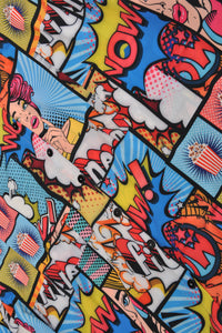 Tunic-blouse wide POP ART - multi - #5