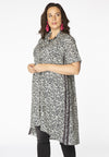 Blouse-dress BABY LEOPARD - black - #1