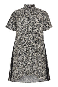Blouse-dress BABY LEOPARD - black - #4