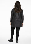 Tunic wide bottom FAKE SUEDE - black - #3