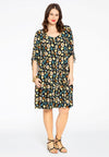 Dress ruffled FRUITY - black - #2