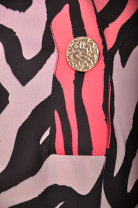 Dress grandad collar RAINBOW - multi - #5