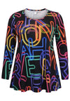 Tunic flare NEON - black - #4
