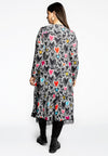 Dress grandad collar HEARTS - black - #3