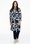 Tunika mit gesmokten Details ABSTRACTTunic smock sleeve ABSTRACT - blue - #2