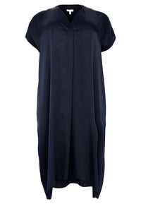 Kaftankleid mit V-AusschnittDress kaftan V-neck - blue - #4