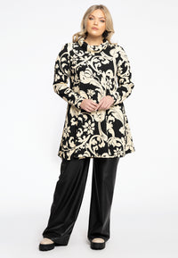 Tunic wide bottom BECKY - black - #2