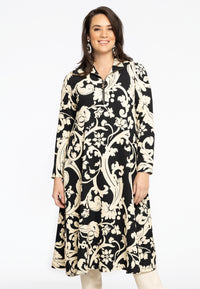 Dress with turtle neck BECKY - black - #1