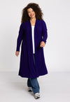 Strickjacke dolce plisse - Violett