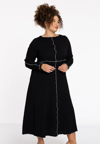 Dress CRINCLE - black - #1
