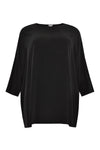 Blouse wide CUPRO - black - #4
