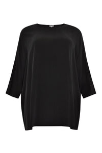 Blouse wide CUPRO - black - #4