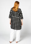 Blouse wide long CIRCLE - black - #3