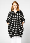 Blouse wide long CIRCLE - black - #1