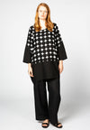Tunic shaped bottom CIRCLE - black - #2