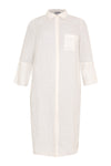 Blouse long slits LINEN - white - #5