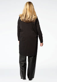 Shirt COTTON stretch tape - black - #3