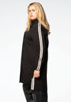 Shirt COTTON stretch tape - black