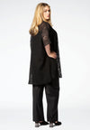 Blouse viscose stripe - black - #3