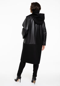 Jacket WOOL / LEATHER - black - #3