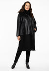 Jacket WOOL / LEATHER - black - #2