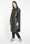 Blouse-jacket LEATHER - black