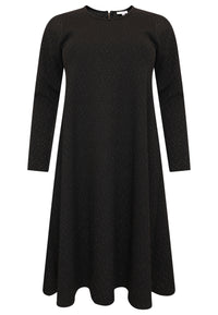 Dress with zipper STELLA - black - #4