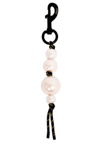 Key chain pearl - white - #2
