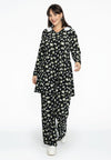Tunic wide bottom collar ALBA - black - #2