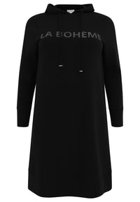 Dress hooded LA BOHÈME - black - #4