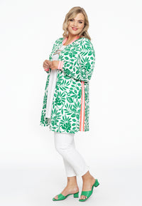 Cardi-jacket wide bottom MYKONOS - green - #5
