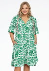 Tunic hoodie MYKONOS - green - #1