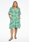 Tunic hoodie MYKONOS - green - #2