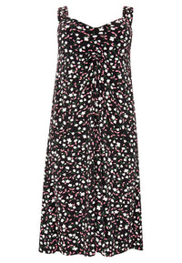 Dress puckering BELLIS - black - #1