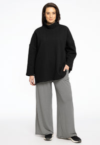 Pullover wide COZY - black - #1