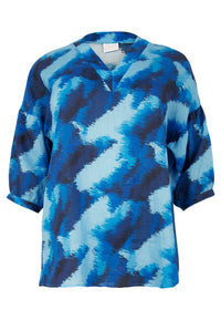 Tunika mit V-auschnitt SKYTunic V-neck SKY - blue - #4