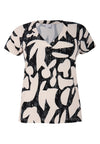T-Shirt mit V-Ausschnit LINIT-shirt V-neck LINI - ecru - #4