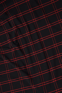 Tunic CHECK wide bottom - black - #5