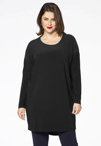 Tunic DOLCE chest pocket - black - #1