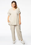 Blouse star LINEN - green - #2