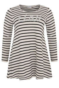 Tunic wide bottom Ciao BRETON - ecru - #4