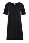 Dress ruffled ORGANIC COTTON - blue - #4
