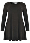 Tunic wide bottom MELEE - grey - #4