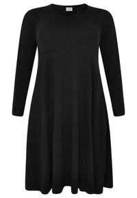 Dress seams ORGANIC COTTON - black - #4